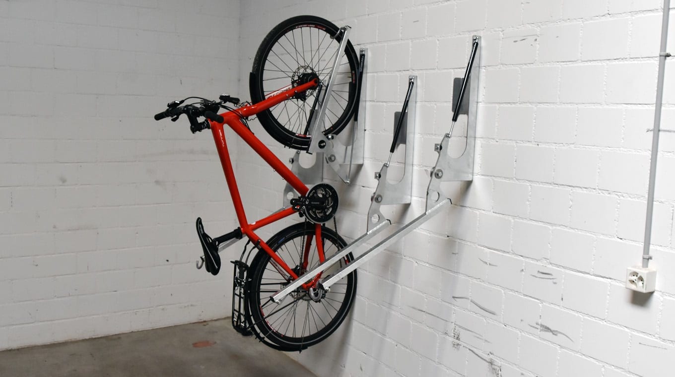 Porte-vélos pour le garage Mottez fixation murale capacité 5 vélos charge  maxi 75 kg