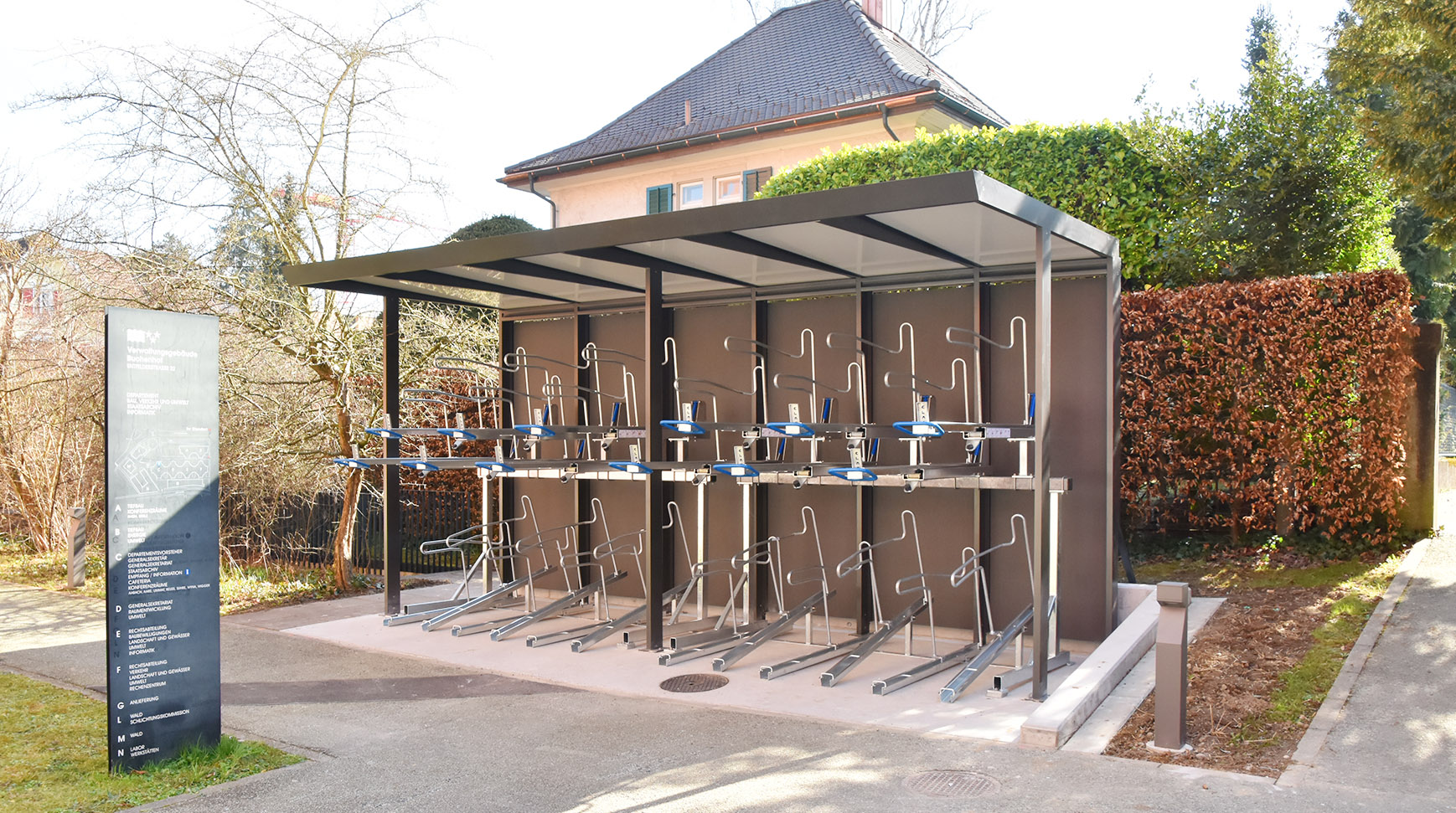 Referenzinstallation Veloparkierung Nr. 31273